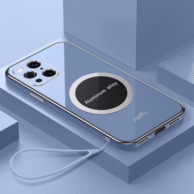 oppofindx3硅胶简约手机壳磁吸