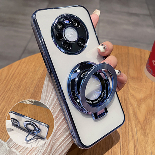 适用华为mate40手机壳mete40pro透明meta40e保护硅胶套m40epro全包防摔软壳mt超薄mata男女5g新款 por高级感带