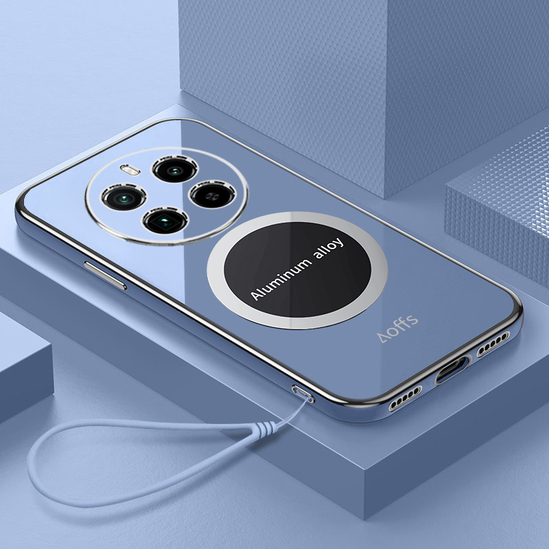 真我12pro+硅胶简约手机壳磁吸