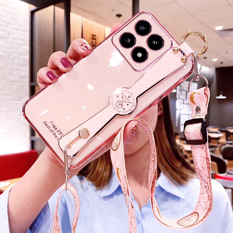适用小米14T手机壳小米14Tpro腕带5g保护硅胶套xiaomi斜挎挂绳mi14t全包防摔软壳pro超薄t14女专用新款高级感