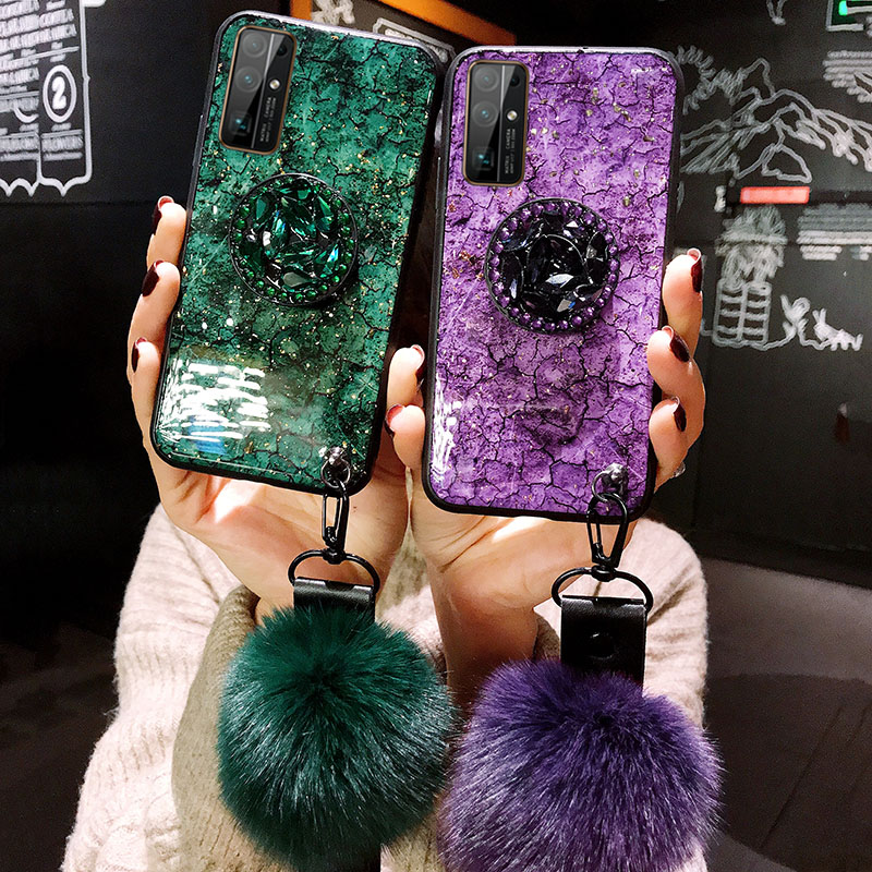 华为荣耀30手机壳honor30S保护30pro硅胶套5G全包防摔EBG一AN00软壳por毛绒三十p加网红外壳女潮牌时尚ins风