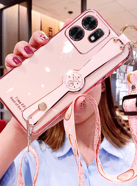 适用华为荣耀畅玩60a手机壳NLA一AN00腕带保护硅胶套honor斜挎挂绳全包防摔软壳超薄畅享女新款高颜值可背带