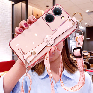 适用vivoy78t1手机壳vivo腕带y78m t1版保护硅胶套V2279A斜挎挂绳全包防摔voviy软壳t15g创意vovoy女viviy新