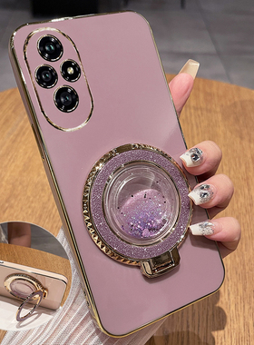 适用华为荣耀200手机壳honor200pro保护硅胶套ELI一AN00全包防摔软壳ELP超薄por女紫色pr0高级感新款2024爆款