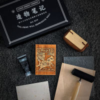 Creation Notes: Woodblock New Year Pictures, Horse Prints, Woodblock Engraving, Horse Year Handmade Rubbing Experience DIY Material Kit thumbnail 4