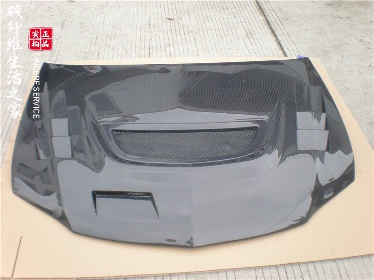 适用于三菱Lancer Evolution EVO8 9代碳纤维机盖改装开孔引擎盖