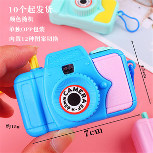 W053A儿童观影照相机玩具+10起80后经典怀旧创意仿真幼儿园礼品