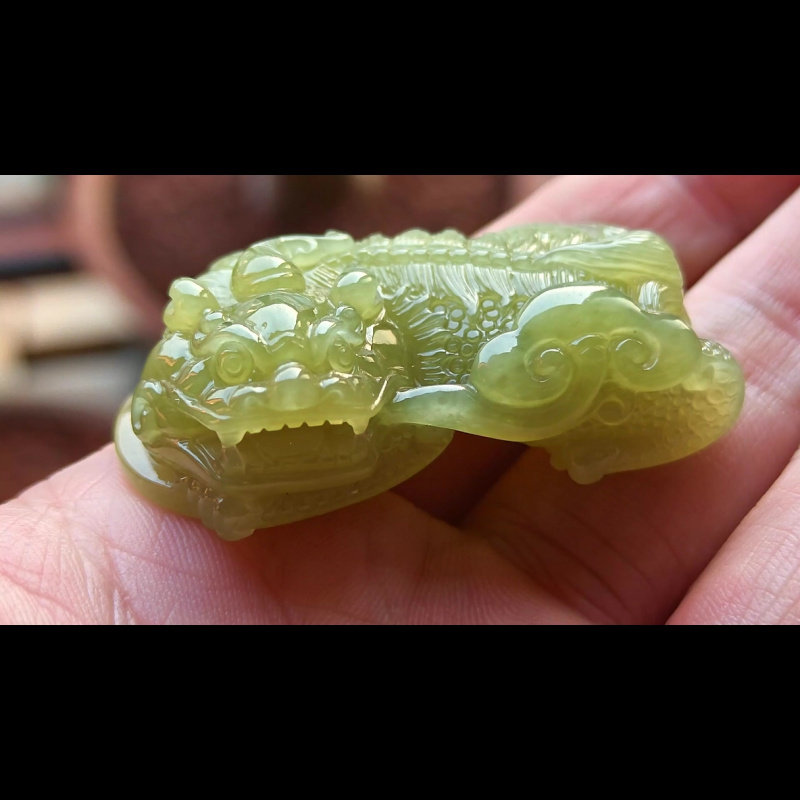 4283和田玉貔貅吊坠男女高端玉石器霸王皮丘挂件天然神兽