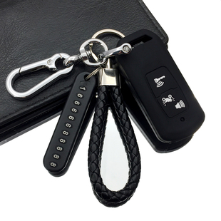 适用五羊本田NPF125踏板摩托车钥匙套包 LD125遥控钥匙保护套壳扣