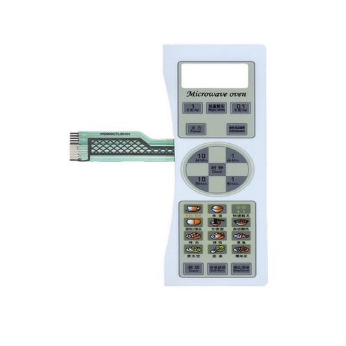 适用微波炉薄膜开关WD800B WD800CTL20-K4 C 触摸按键控制面贴