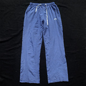 蓝色格子裤 男款 女秋季 2026年新款 宽松休闲薄款 长裤 百搭宽松裤 子男