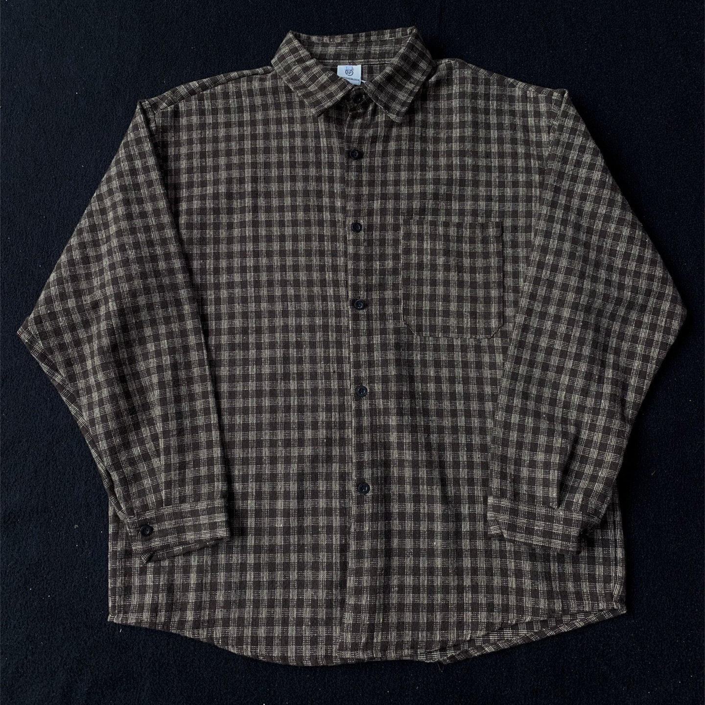 TRYEX 2026粗纺格纹衬衣男女复古风美式格子衬衫男长袖宽松外套潮,男装,衬衫,淘宝优惠券,粉丝福利购,淘宝优惠卷