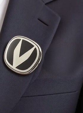 汽车礼品胸针长安全系车标徽章深蓝启源金属襟针