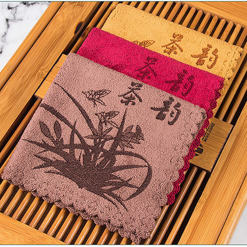 功夫茶具方巾吸水茶布茶几茶巾