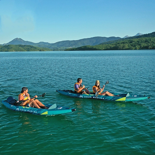 Aquaamarina/Music -потоковая номера K2 Кожаная лодка сингл и двойная лодка река Rapon Kayak Kayak