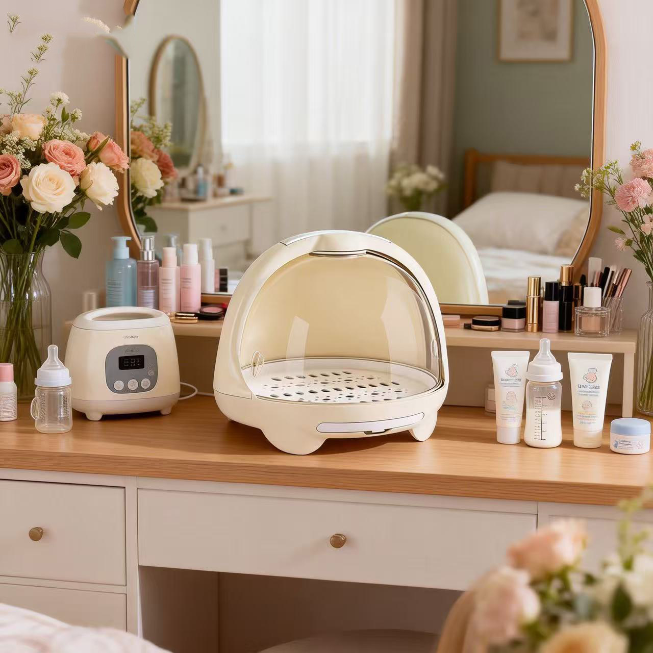 家用奶瓶收纳柜婴儿餐具储物箱辅食工具防尘沥水柜杯收纳防尘架子,婴童用品,奶瓶储存盒/奶瓶盒,淘宝优惠券,粉丝福利购,淘宝优惠卷