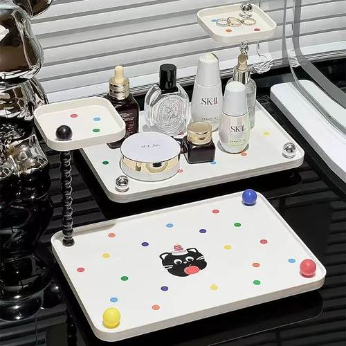 玄关桌面钥匙香薰收纳置物托盘架