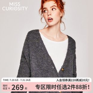 秋冬加厚加绒可外穿女家居服两件套睡衣 好奇蜜斯羊毛overszie大码