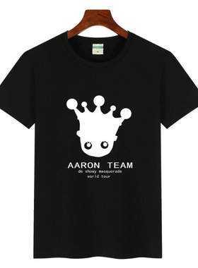 郭富城T恤短袖 Aaron Kwok衣服 郭富城演唱会同款周边粉丝应援服