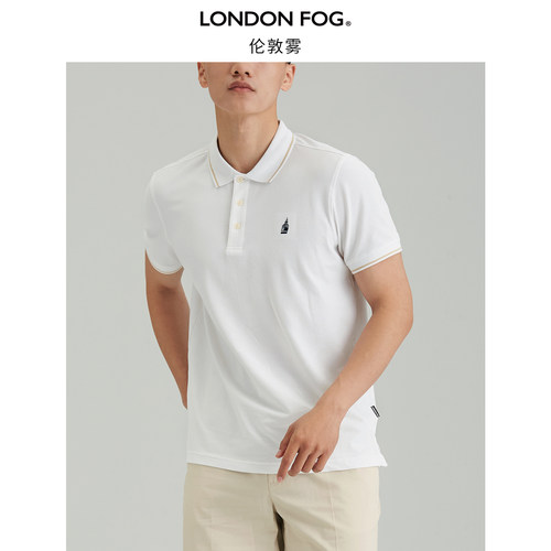 弹力休闲翻领短袖t恤商务polo衫