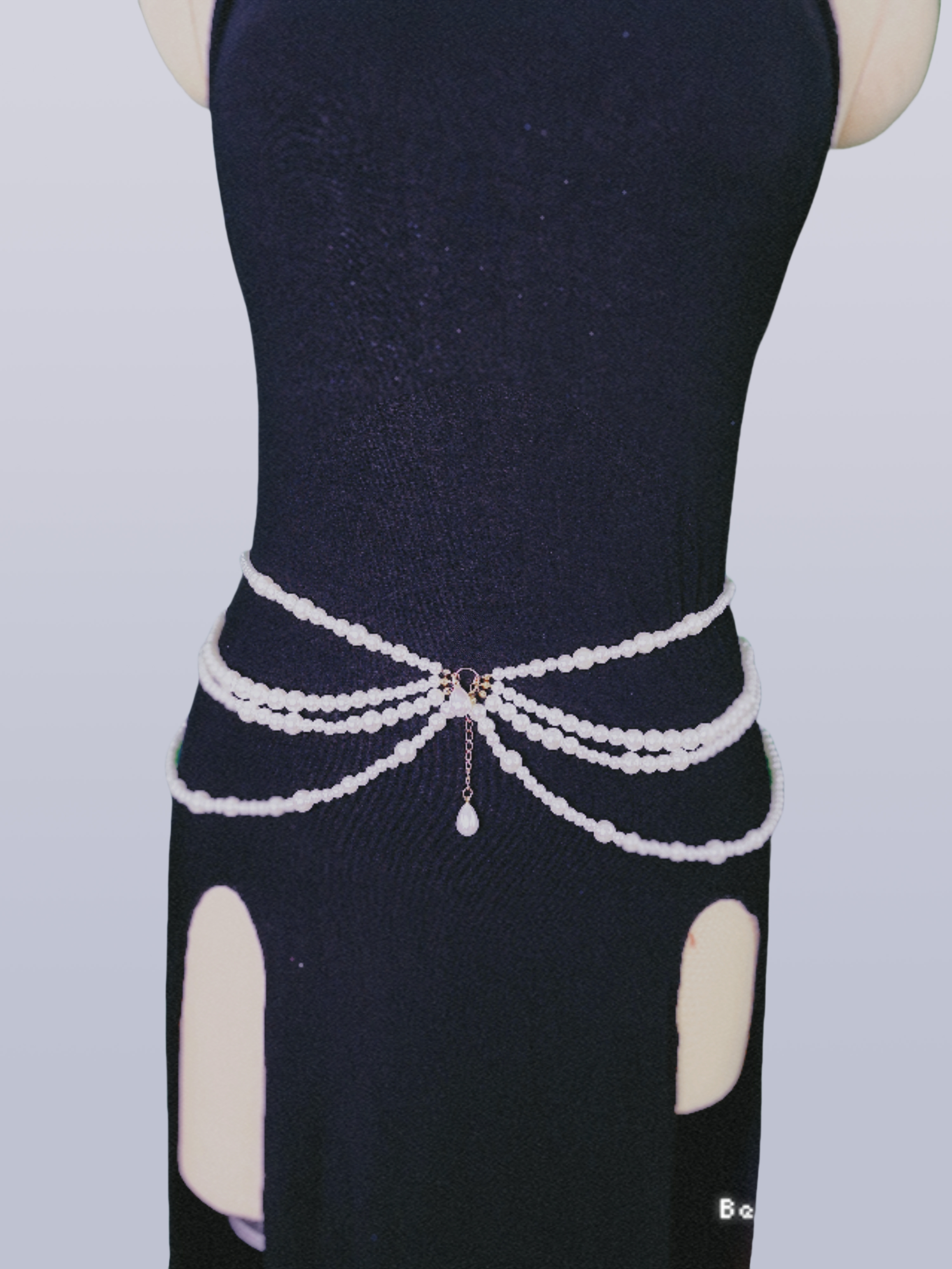 SWEGAL肚皮舞练功服肚皮舞腰带2025新款珍珠腰链百搭腰链