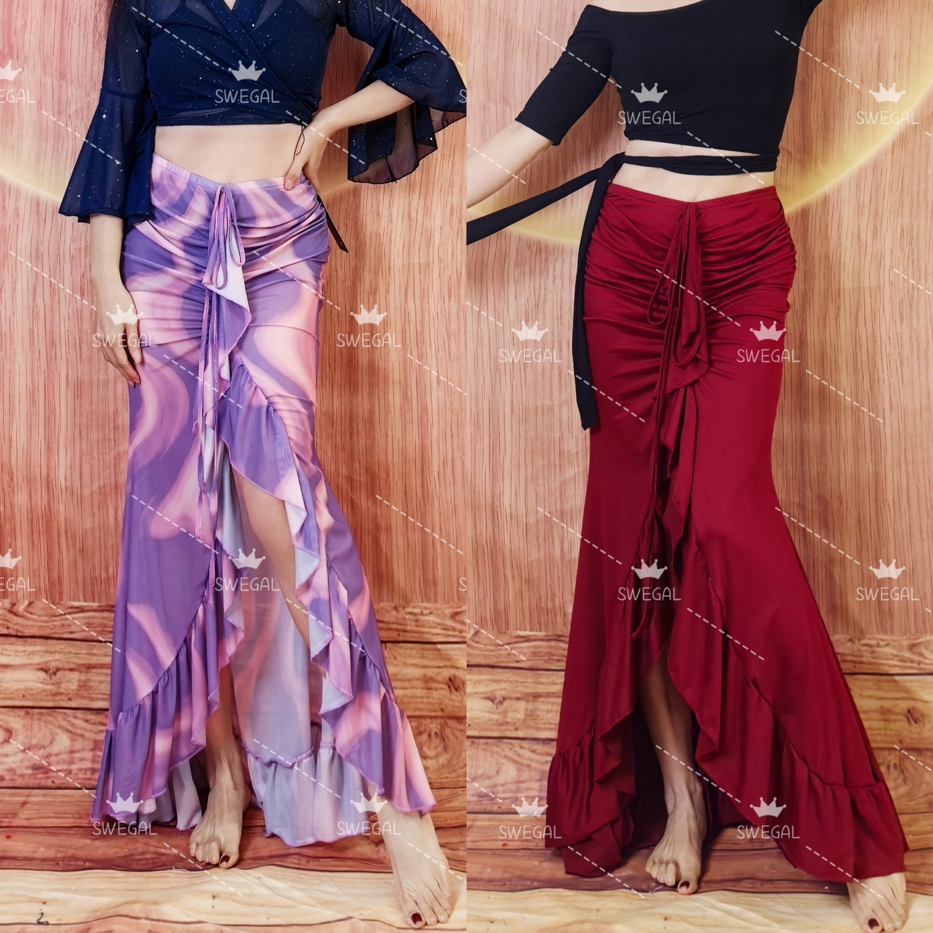 swegal肚皮舞裙2025新款包臀裙