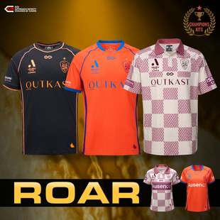 赛客cikers足球服布里斯班狮吼ROAR24-25主客场男女欧码翻领球衣