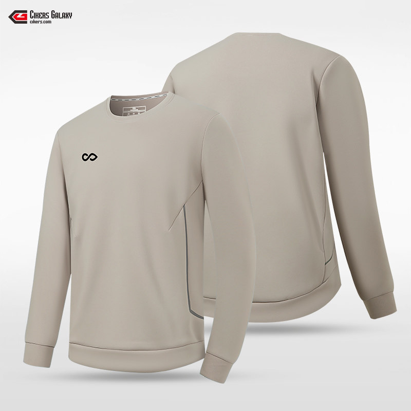 赛客cikers运动卫衣秋冬男子足球定制印字跑步训练保暖圆领套头衫