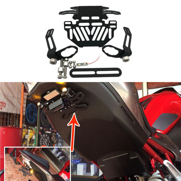 适用于 X-ADV x-adv750 改装后牌架 车牌架后牌照架转向灯短尾