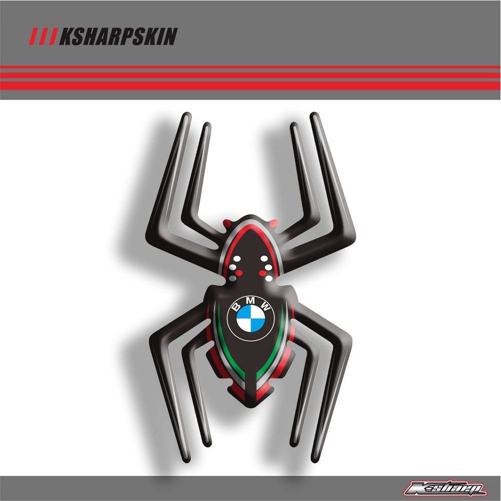 适用于改装鱼骨防刮车身油箱贴