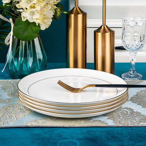 骨瓷盘子浅盘平盘健康摆台餐具