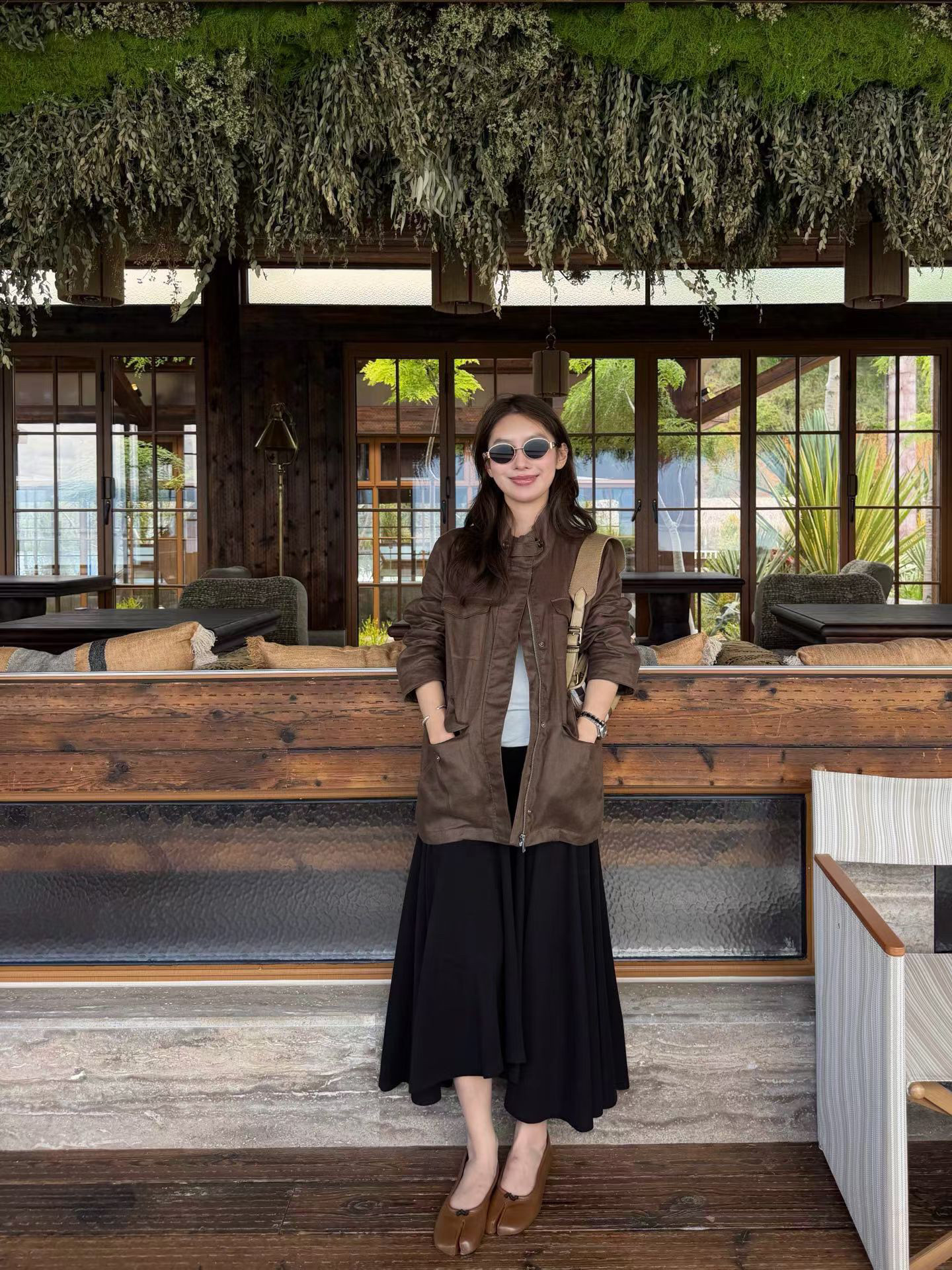 设计感不规则半裙女中长款2026秋季黑色鱼尾半身裙a字大摆裙K8609