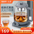 电茶炉泡茶壶养生壶蒸茶器办公桌 山本煮茶器家用新款 蒸汽喷淋式