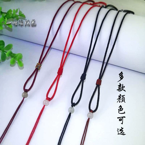 Плетеная подвеска ручной работы, ремешок, изумрудное золотое ожерелье из шнура, простой и элегантный дизайн