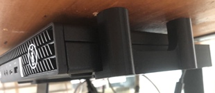 戴尔dell迷你主机桌底收纳支架7040M微型mini小机箱4K酷睿挂架