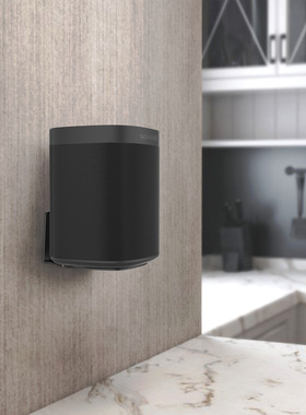 Sonos One SL音箱壁挂支架金属挂架黑色（不包含音响）