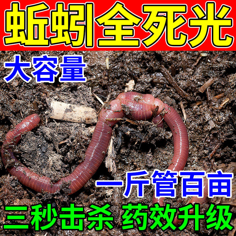 杀蚯蚓专用药红线虫杀虫剂厕所蛆虫灭蛆花盆菜园杀蚂蚁鼠妇蛴螬粉