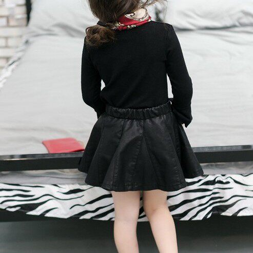 Jupe enfant en cuir - Ref 2050497 Image 3