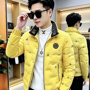 新款气质个性冬季款休闲风棉服外套时尚潮流修身显瘦帅气爆款百搭
