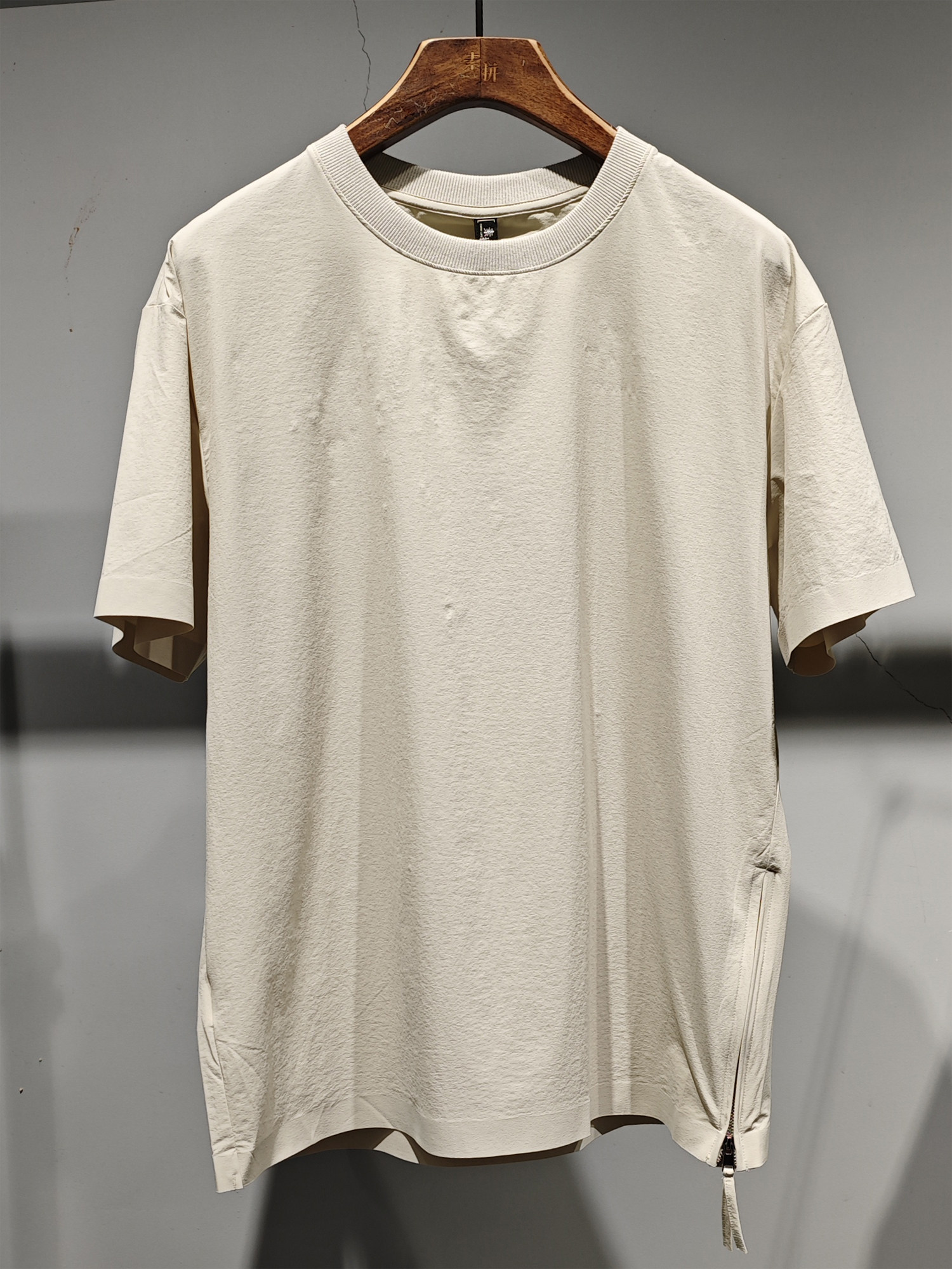 素拼男装2024夏季新款短袖t恤黑标速干无痕压胶运动质感高级半袖