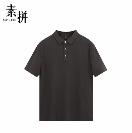 素拼男装D夏季新款polo短袖T恤亲肤透气舒适百搭SPADT423010AM