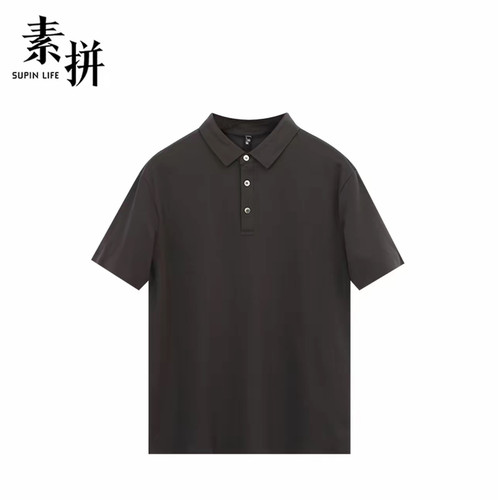 素拼男装D夏季新款polo短袖T恤亲肤透气舒适百搭SPADT423010AM