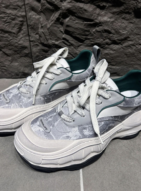 素拼男装2025夏季新款休闲鞋透气潮牌街头百搭炫酷SPCSS523194AM