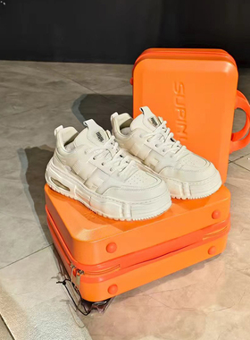 素拼男装2025秋季新款休闲鞋设计感百搭小白鞋SPCSS523160AM1