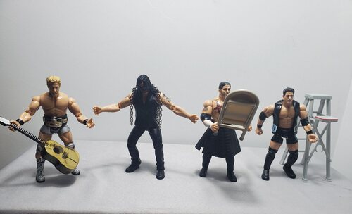 Marvel TNA 关节可动摔跤手角斗士 WWE正版周边玩具手办人偶摆件