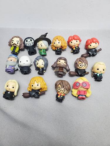 正版散货魔法世界电影哈利波特公仔迷你可爱模型汽车桌面摆件玩具