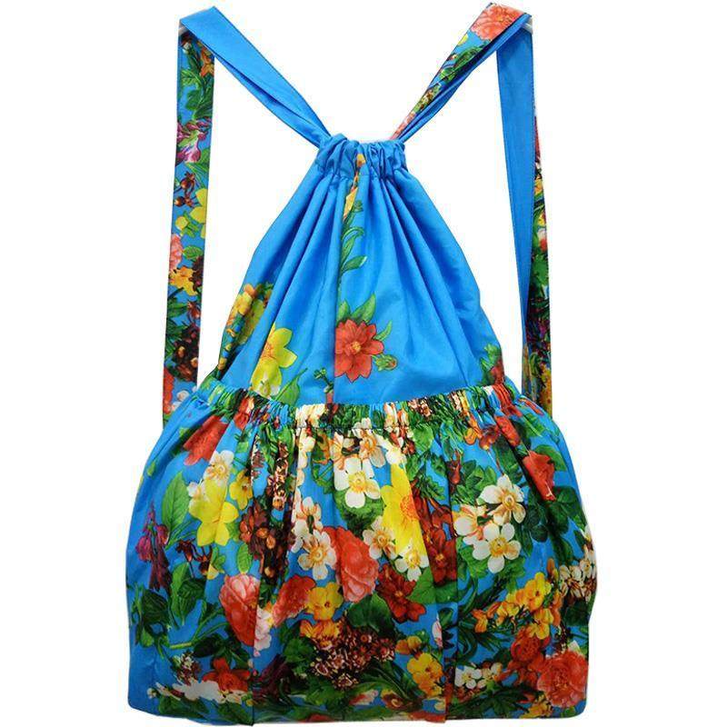 抽绳束口袋花布包中老年双肩包买菜购物袋2026新大容量防水背包女,箱包皮具/热销女包/男包,双肩背包,淘宝优惠券,粉丝福利购,淘宝优惠卷