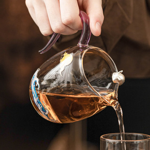 茶海分 海浪银兔公道杯家用简约功夫茶具高硼硅玻璃公杯新中式