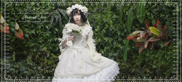 heaveniris空之鸢花之圆舞曲周年庆小花嫁lolita连衣裙OP优秀-B品图片