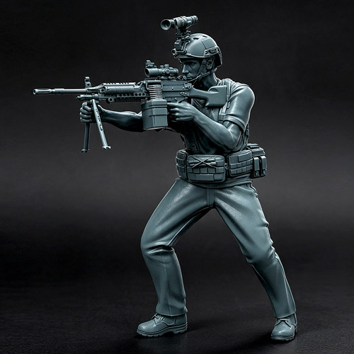 1/35 现代兵人 树脂兵人 白模  A-2085